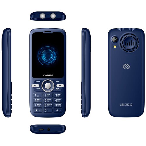 Телефон DIGMA LINX B240, синий