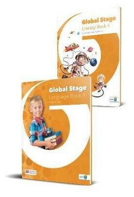 Global Stage 4 Literacy Book 4 and Language Book 4 with Navio App комплект из 2 книг - фото №1