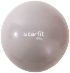 Медбол STARFIT Core GB-703 6 кг, тепло-серый пастель