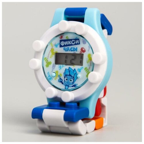 фото Наручные часы голубой, голубой фиксики