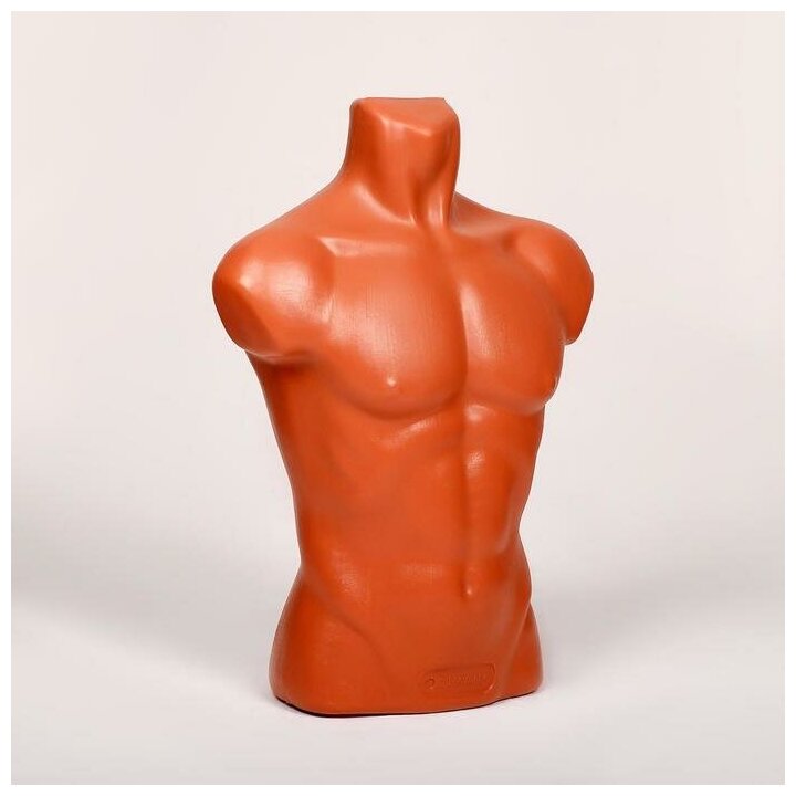Торс мужской «Карон» 63×85 см, объём 85 см, цвет оранжевый