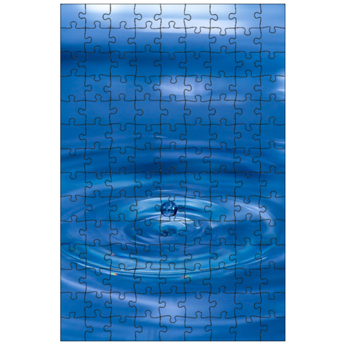 фото Магнитный пазл 27x18см."капать, вода, дождь" на холодильник lotsprints