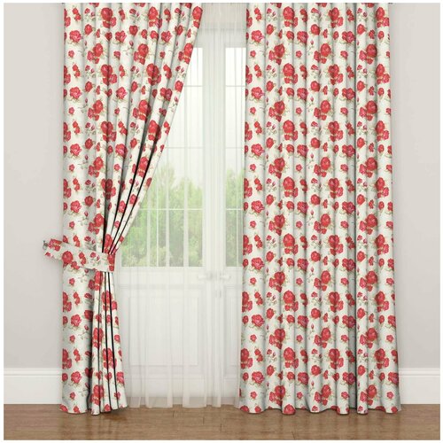 фото Шторы сирень "соната", 145*260 2 шт.