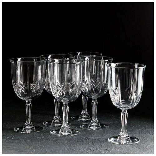 Набор фужеров для вина «Карат», 415 мл, 6 шт