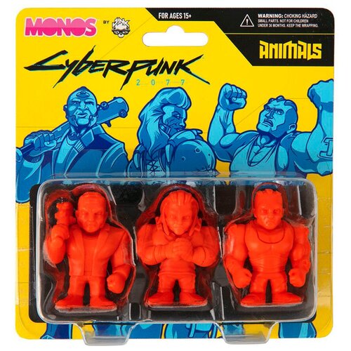 Набор фигурок Cyberpunk 2077 Monos Animals серия 1 игровые фигурки cyberpunk набор фигурок 2077 monos voodoo boys серия 1