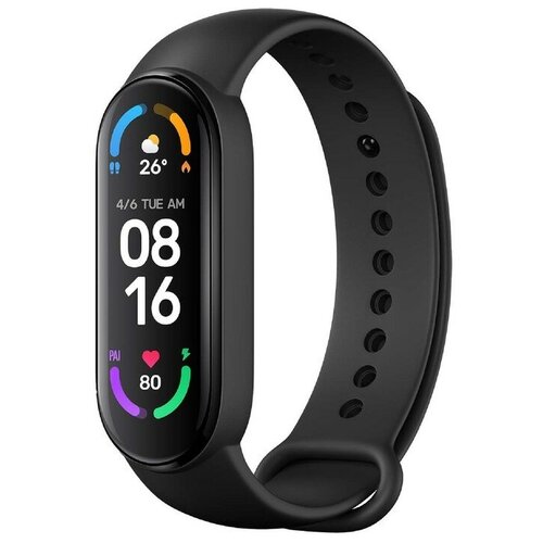 XIAOMI Фитнес-браслет Xiaomi Mi Smart Band 6 NFC 156 Amoled WR50M BT50 чёрный 531700₽