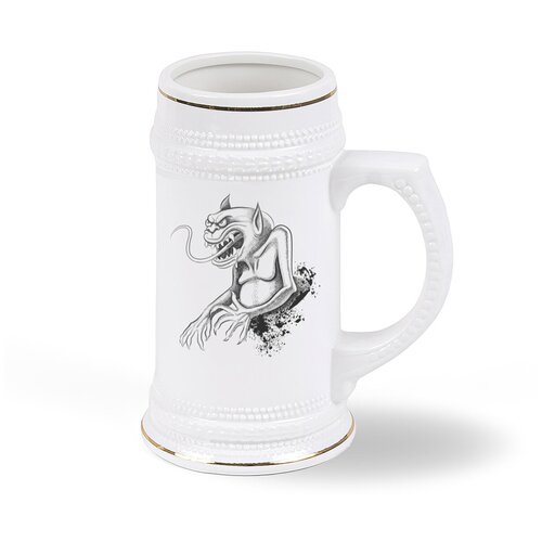 фото Пивная кружка coolpodarok чудовище с длинным языком