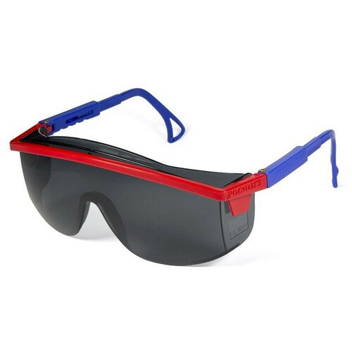 фото Очки защитные открытые росомз о37 universal titan затемненные (13725) 2 шт.