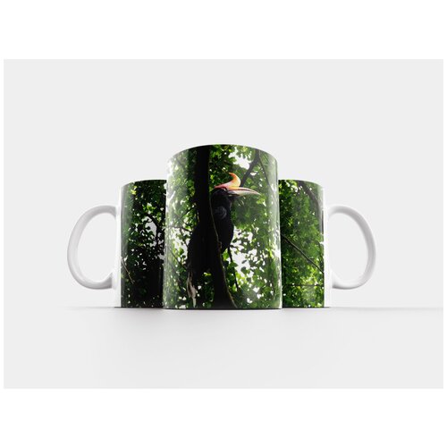 фото Кружка "большой носорог, дерево, природа" 320 мл lotsprints