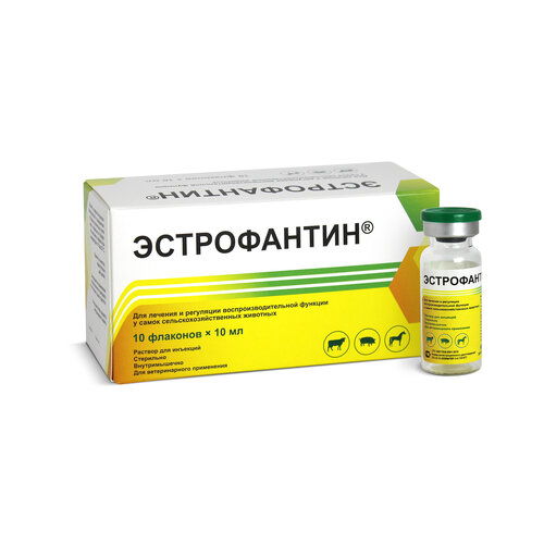 Раствор АСКОНТ+ Эстрофантин, 10 мл, 10шт. в уп., 1уп. раствор асконт элеовит 100 мл