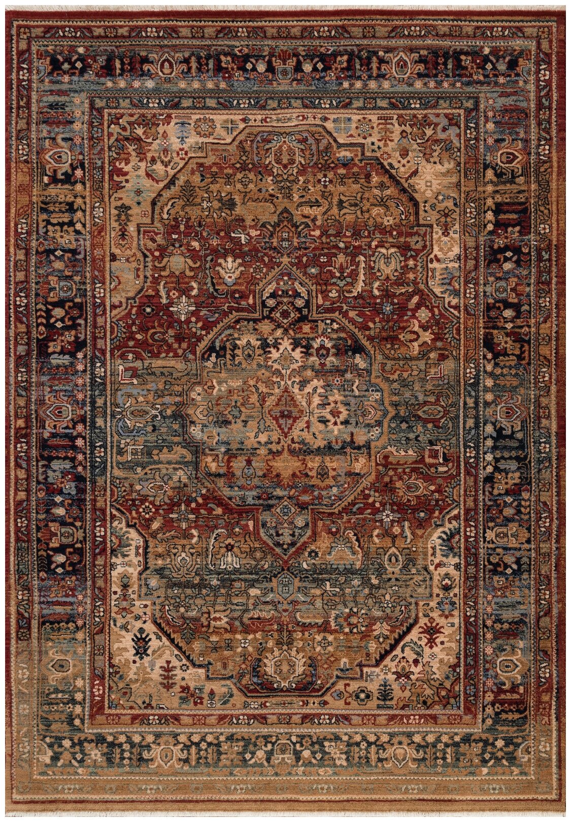 фото Ковер на пол 2 на 2,9 м в спальню, гостиную, коричневый Rarity 9518-53528