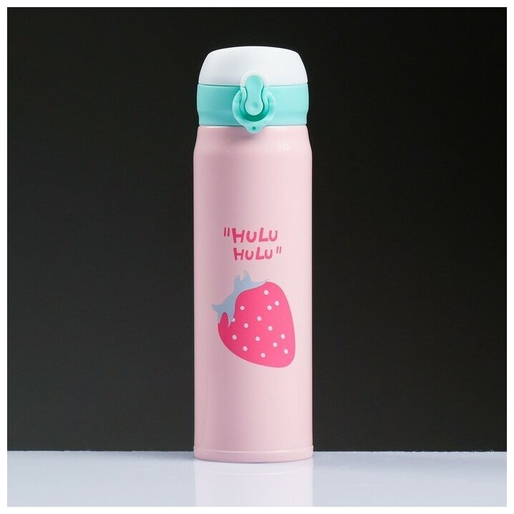 Термос "Ягодки" 450 мл, 6.5 х 22.5 см, микс