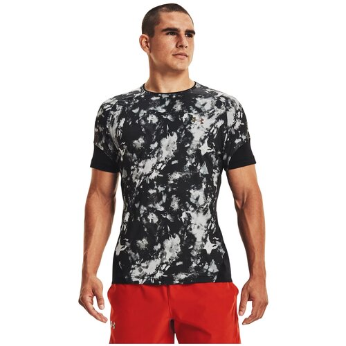 фото Футболка under armour rush 2.0 print ss черный lg 1366061-001