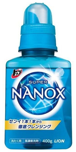 Lion Top Super Nanox Жидкое средство для стирки белья 400 гр на 40 стирок