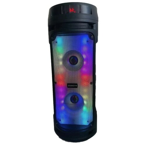 Портативная колонка Bluetooth ZQS 6210 с микрофоном для караоке FM-радио и MP3 с подсветкой 350000₽