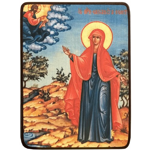 икона иоанн русский в красном размер 14 х 19 см Икона Елисавета Константинопольская в красном, размер 14 х 19 см