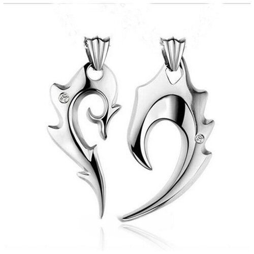 фото Парные кулоны крылья дракона 4love4you
