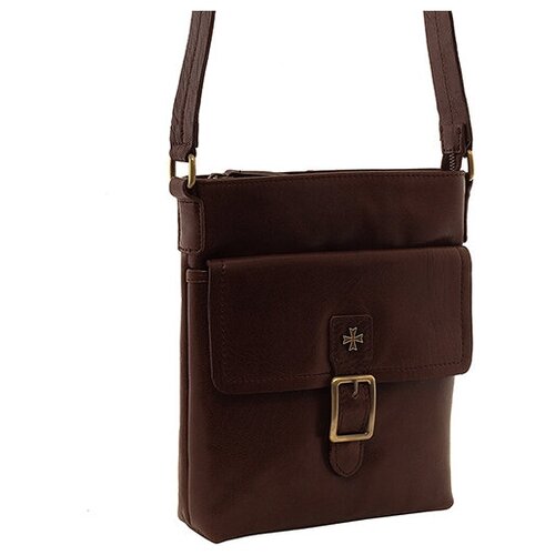 Сумка через плечо коричневая Narvin by Vasheron 9463-N.Vegetta Brown