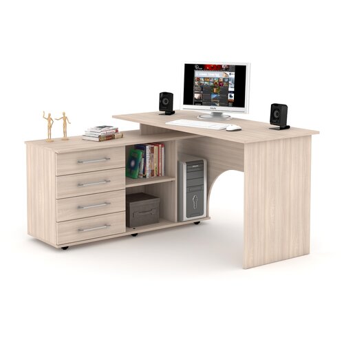 Компьютерный стол угловой Мебель-Комплекс СКУ-15