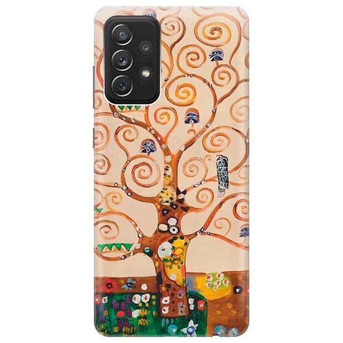 фото Ультратонкий силиконовый чехол-накладка для samsung galaxy a72 с принтом "климт" gosso