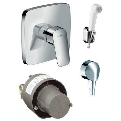 фото Hansgrohe set logis набор для ванны с гигиен. душем setlogisg