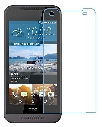 HTC Desire 520 защитный экран из нано стекла 9H одна штука