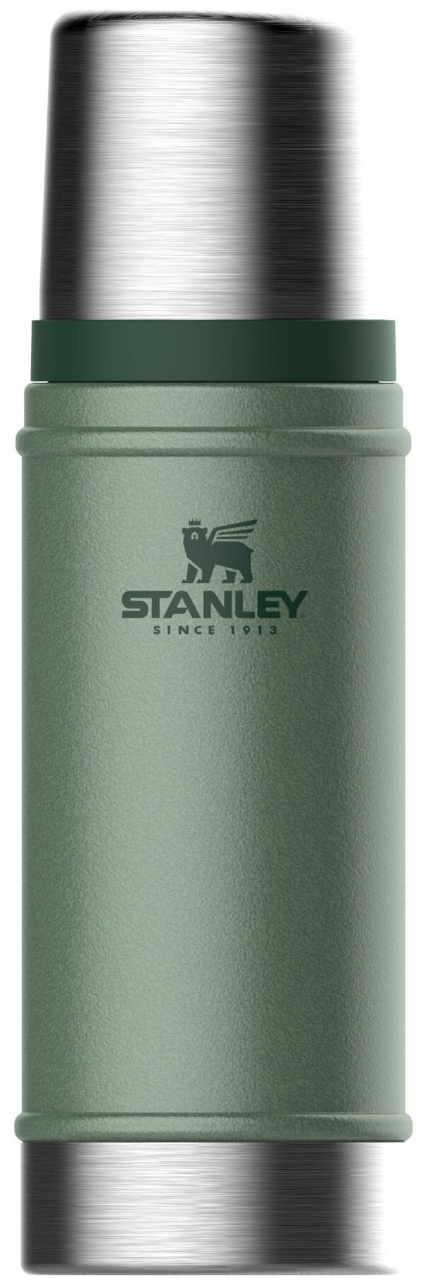 Термос "Stanley" Classic 0.47л, тёмно-зелёный 10-01228-072 - фотография № 1