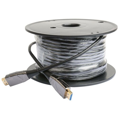 Кабель аудио-видео Tripplite HDMI (m)/HDMI (m) 100м. Позолоченные контакты черный (P568-100M-FBR)