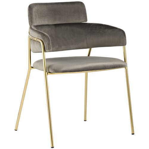 фото Стул stool group полин, металл/текстиль, цвет: коричневый