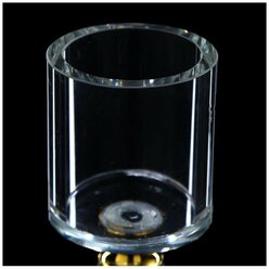 Подсвечник стекло на 1 свечу "Прозрачность" 9,2х5х5 см