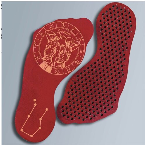 фото Доска с гвоздями садху для йоги / форма стопы (ноги) / близнецы - 3645 чакра