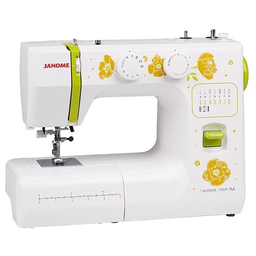 Швейная машина Janome Excellent Stitch 15A (ES 15A), белый швейная машинка janome excellent stitch 18a white