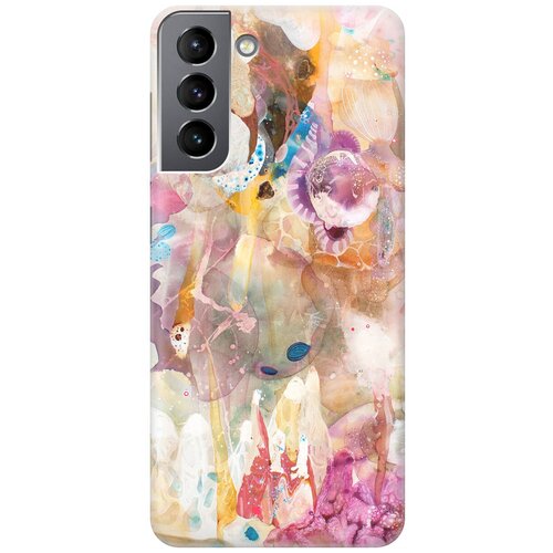 фото Re:pa накладка transparent для samsung galaxy s21 с принтом "радость весны"