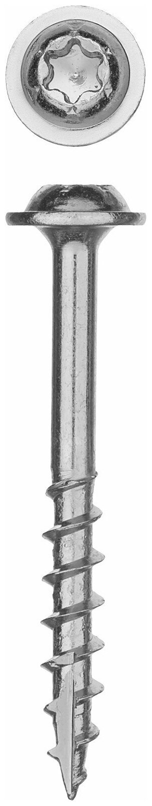 фото ЗУБР 32 х 4.2 мм, 350 шт, редкая резьба, саморезы для глухих отверстий 30081-42-032 Профессионал