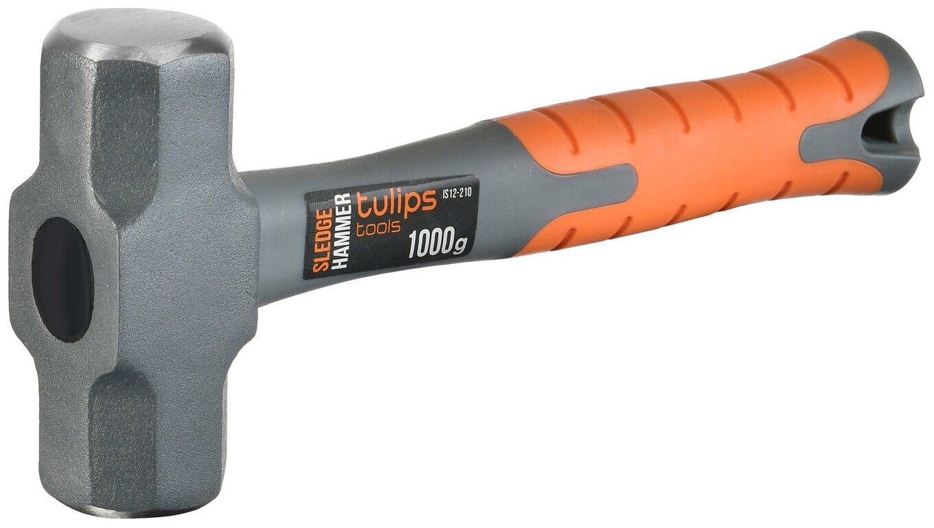 Кувалда Tulips tools, 1000 г, фиберглассс, короткая рукоятка