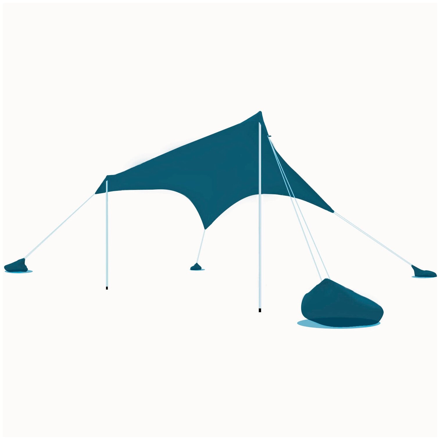 Пляжный тент-навес-палатка от солнца 4Shede Standart 2x2м (синий)