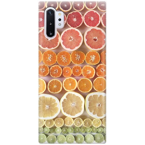 фото Re:pa накладка transparent для samsung galaxy note 10+ с принтом "фрукты"