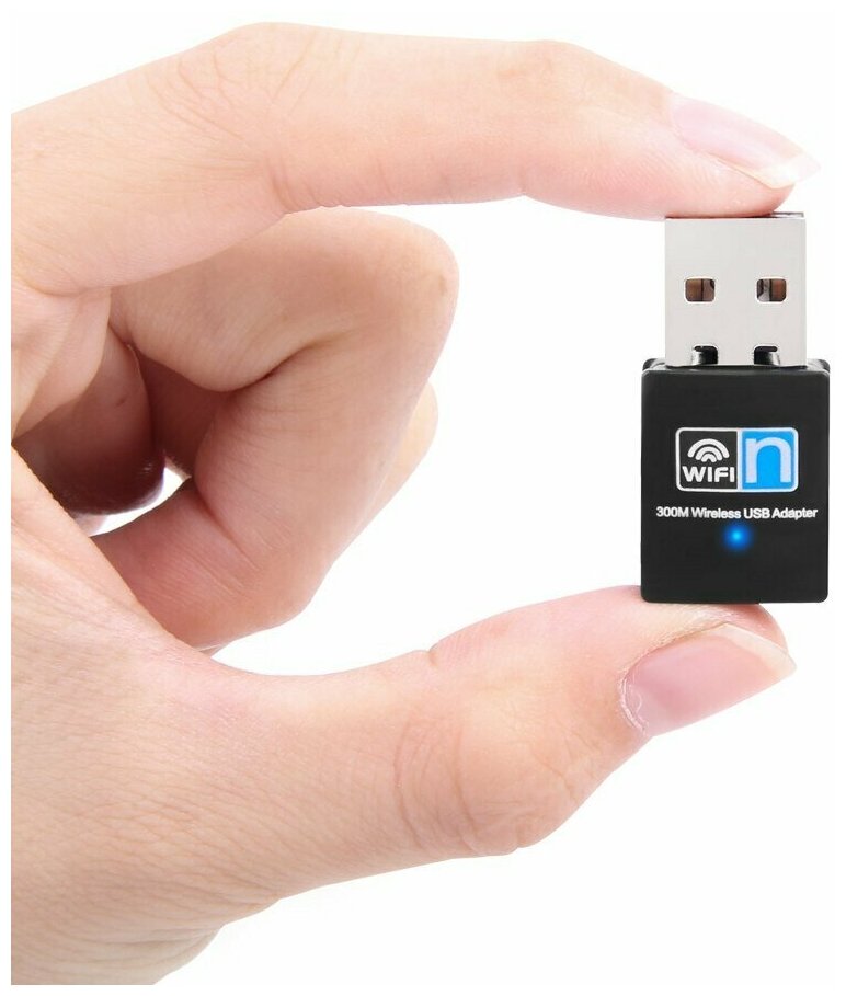 Wi-Fi адаптер USB для компьютера и ноутбука / 300 Мбит/с — фото 2