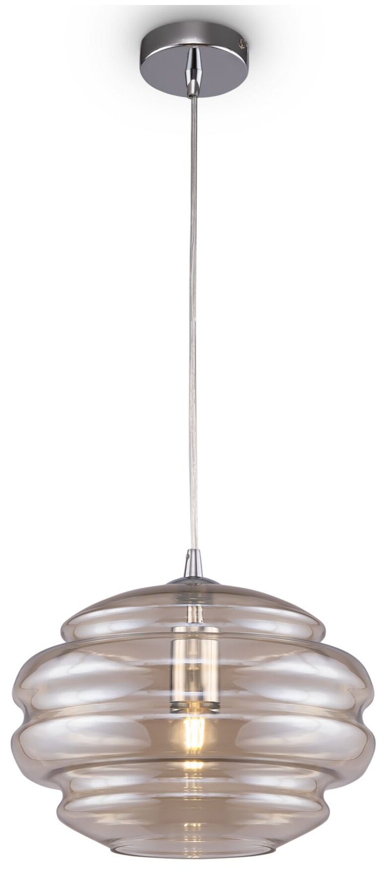 Потолочный светильник MAYTONI Ruche P079PL-01CG, E27, 60 Вт, кол-во ламп: 1 шт., цвет: хром