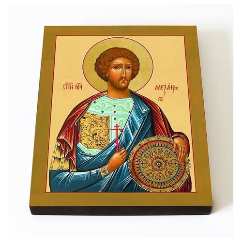 мученик валерий севастийский икона на доске 8 10 см Мученик Александр Севастийский, икона на доске 8*10 см