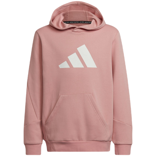 Худи дет. спорт. HE1923/adidas/U 3 BAR FL HD/WONMAU/WHITE/размер 140