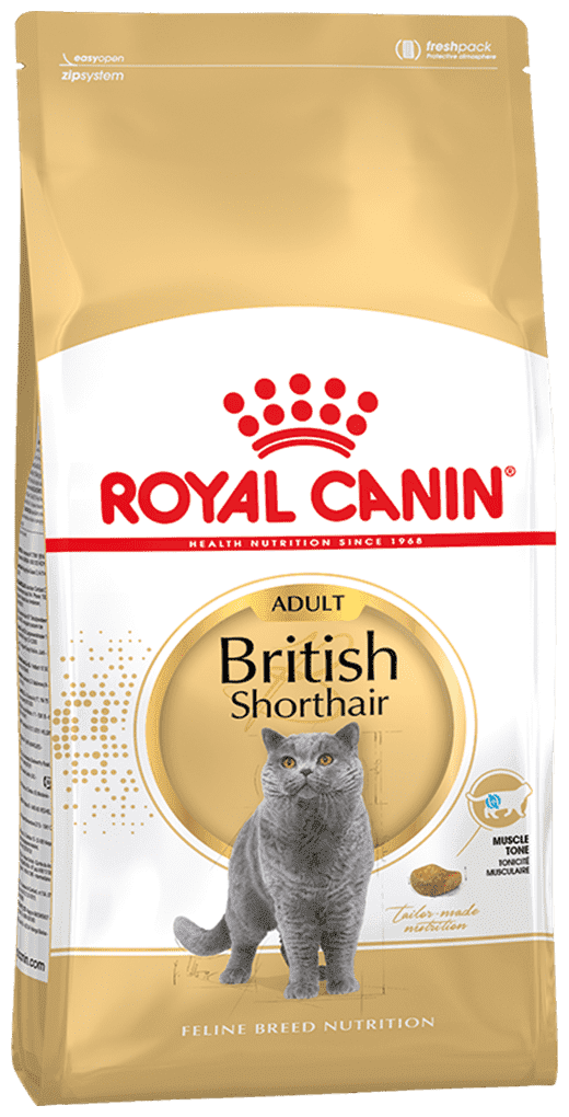 Royal Canin корм для взрослой кошки породы Британская короткошерстная 4 кг