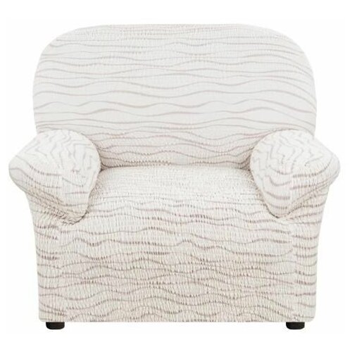 фото Чехол для мебели: чехол на кресло тела ридже молочный еврочехол
