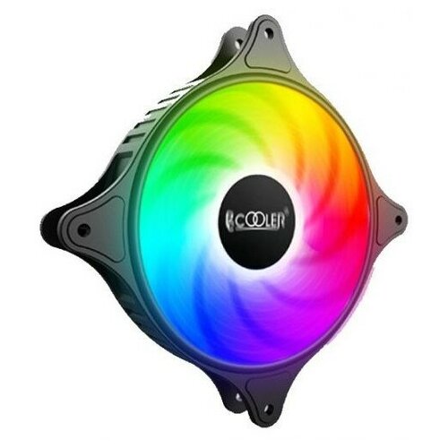 PCCooler Вентилятор FX-120-3 FIXED COLOR FAN 120x120x25mm (3pin+Molex, 80шт./кор, пит. от мат. платы и БП, 1320 об/мин) Retail