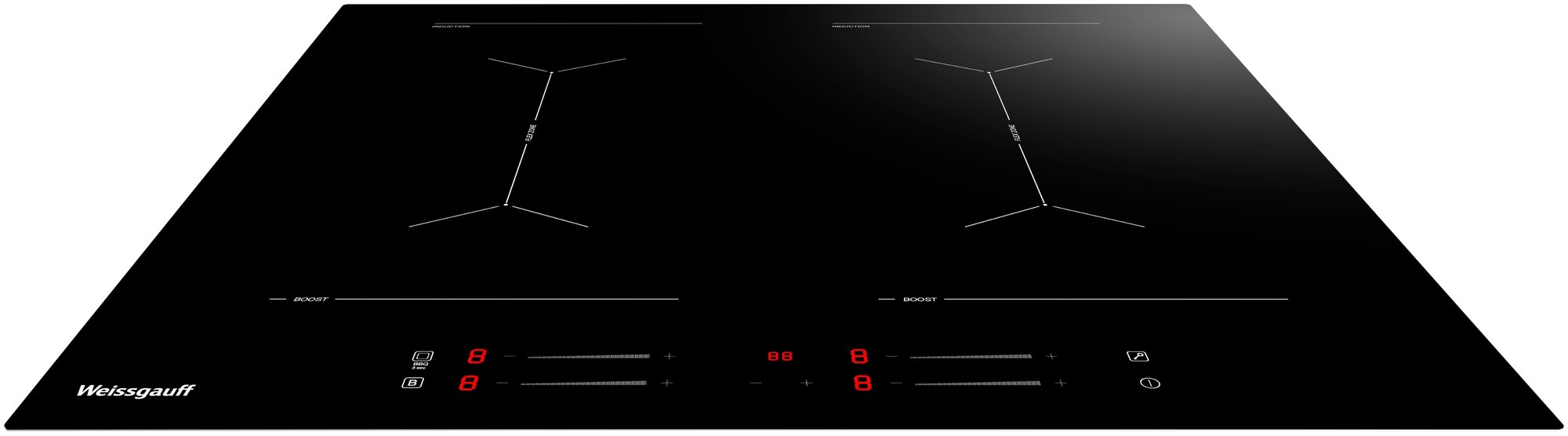 Индукционная варочная панель Weissgauff HI 642 BYC, черный