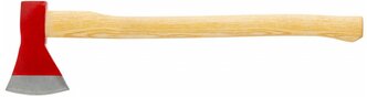 Топор кованая усиленная сталь, деревянная длинная ручка 1400 гр.