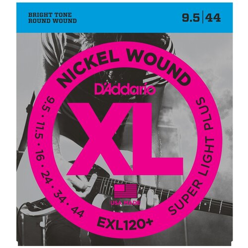 D'ADDARIO EXL120+ струны для электрогитары, Super Light Plus