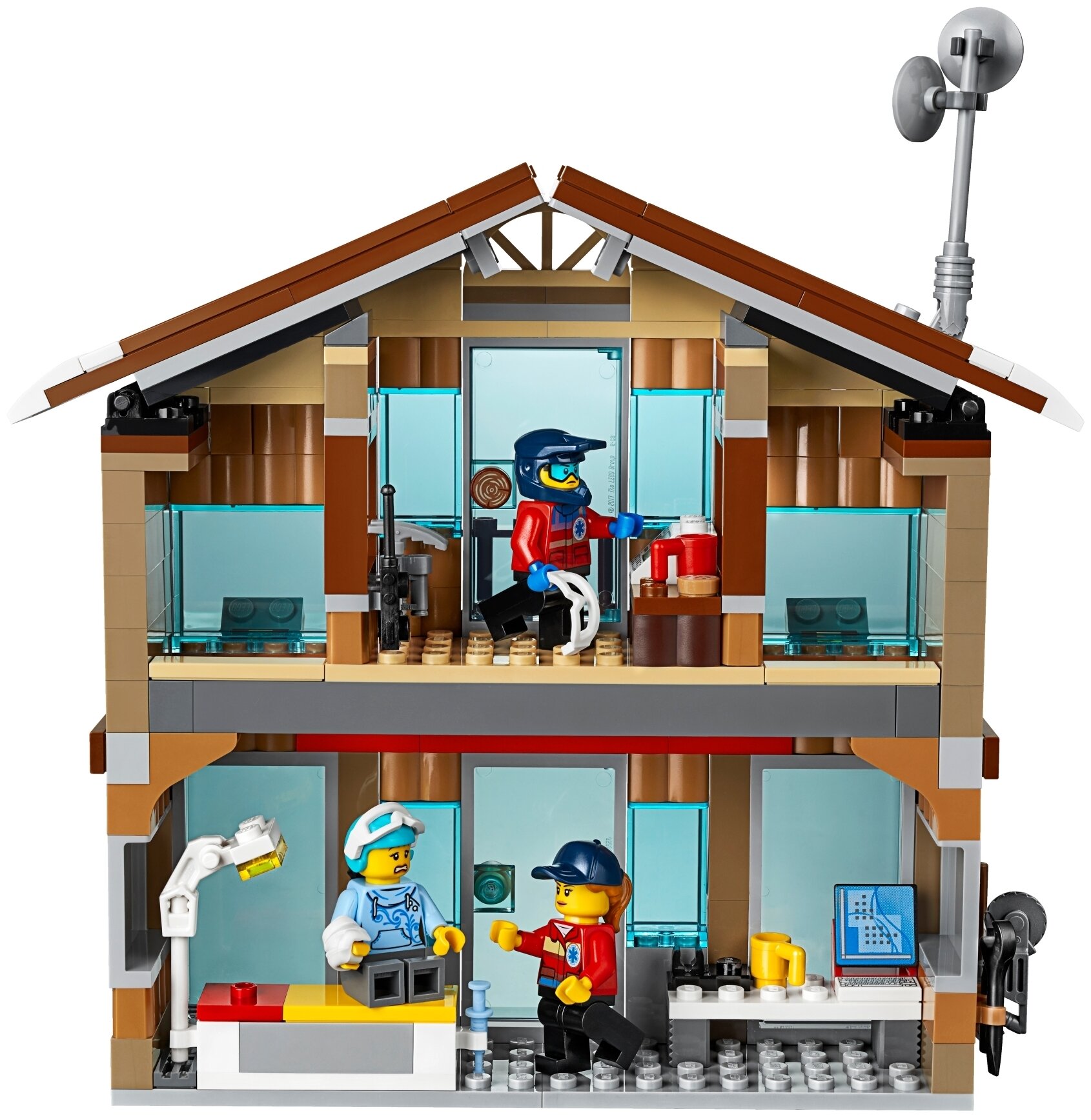 Конструктор Lego City Town Горнолыжный курорт, 806 деталей (60203) - фото №4