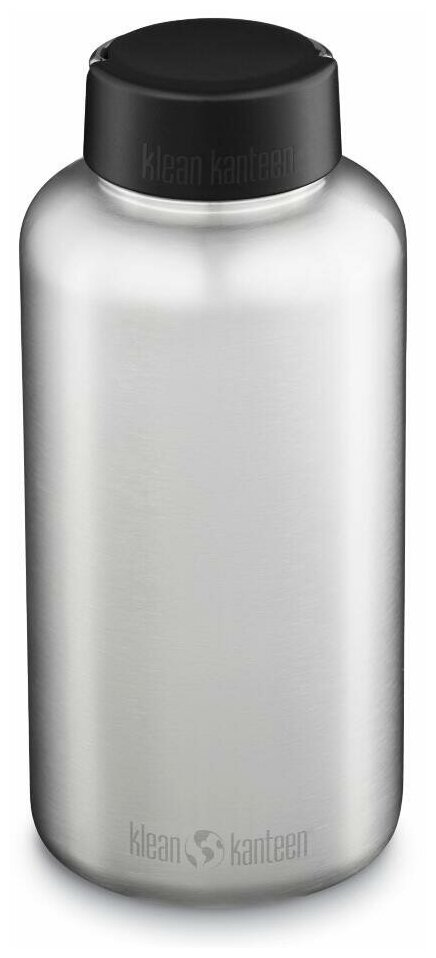 Бутылка Klean Kanteen Wide 64oz (1900 мл) Brushed Stainless 1009501