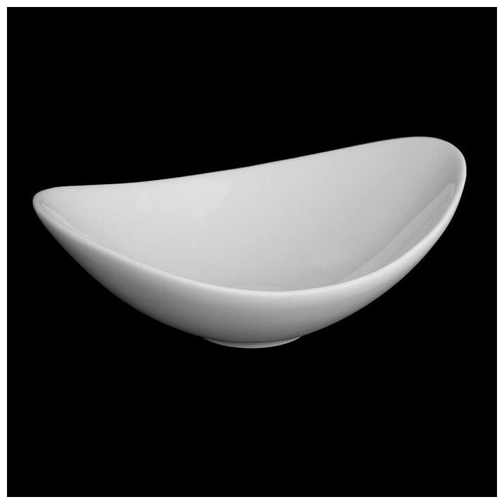 Wilmax салатник WL-992391/A, 20.5 см, 20.5х12 см, 0.35 л, 1 шт, белый — фото 1